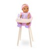 Our Generation Baby Doll Emilia & Mealtime Set with High Chair, Play Food & Accessories - 2 of 4