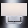 Urban Ambiance Luxury New Traditional Wall Sconce,  10''H x 12''W,  Brushed Nickel Finish, ULB2144 - 3 of 4