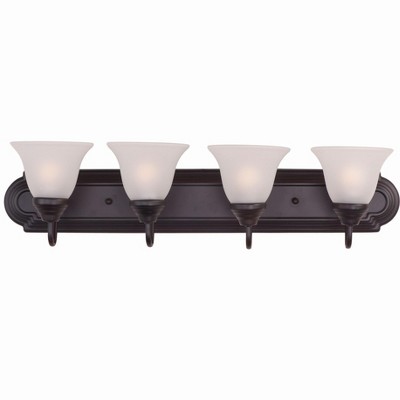 Maxim Lighting Essentials - 801x 4 - Light Vanity in  Oil Rubbed Bronze