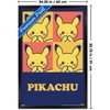 Trends International Pokémon: Pikachu Cutie Collection - Squares Framed Wall Poster Prints - 3 of 4