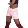 Women's French Terry Dad Shorts with Drawstring - Body Wrappers - 3 of 4