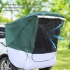 FURNIinspire Camping Tents Hardcore SUV Rear Tent Camping Tent, Portable Green And White Hanging Rear Tent, Multicolored, 72.8"*68.1" - 2 of 4