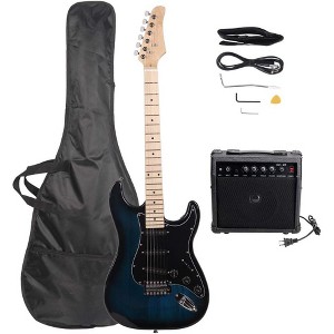 GLARRY Full Size Electric Guitar for Beginner with Amp and Accessories Pack Guitar Bag - 1 of 4