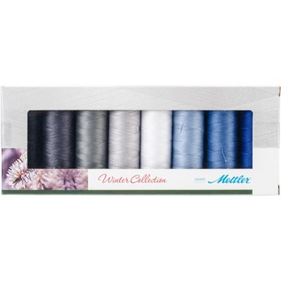 Mettler Silk Finish Cotton Thread Gift Pack 8/Pkg-Winter