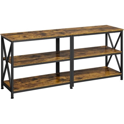 Yaheetech 55inch  Industrial TV Stand TV Console Table for TVs up to 65 Inch