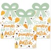 Big Dot of Happiness Little Pumpkin - Square Favor Gift Boxes - Fall Birthday Party or Baby Shower Bow Boxes - Set of 12 - 2 of 4