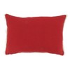 Saro Lifestyle Poly-Filled Throw Pillow With Plaid Sleigh Design - 2 of 3