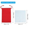 Unique Bargains Protective Storage Pouch Draw String with Cleaning Cloths 6 Pcs 11" x 7" - 2 of 4