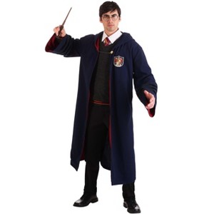 HalloweenCostumes.com One Size Fits Most   Vintage Harry Potter Hogwarts Gryffindor Robe Costume, Red/Blue - 1 of 4
