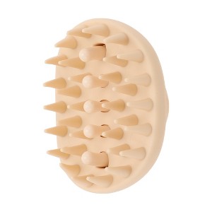 Unique Bargains Hair Shampoo Brush 3.66"x2.95"x2.36" Beige 1 Pc - 1 of 4