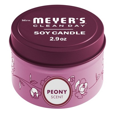 Mrs. Meyer's Peony Tin Candle - 2.9oz