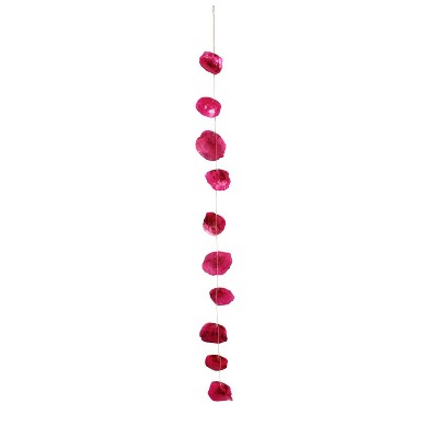 Beachcombers 55" Red Large Capiz Drop
