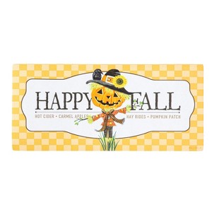 Hello Pumpkin Scarecrow Sassafras Switch Mat - 1 of 4