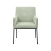 Meridian Furniture,Reeves Chenille Fabric Dining Chair, Set of 2 - 3 of 4