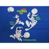 Space Jam Daffy Bugs and Taz Basketball Match Boy's Royal Blue T-shirt - 2 of 3