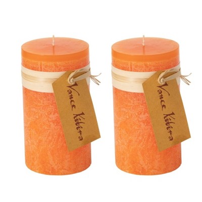 6" Vance Kitira Timber Candle Set of 2