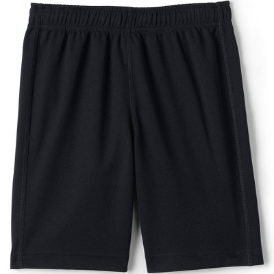 Lands' End School Uniform Kids Mesh Gym Shorts - Medium - Black : Target