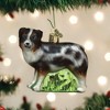 Old World Christmas Glass Blown Christmas Ornament, Australian Shepherd (With OWC Gift Box) - 2 of 4