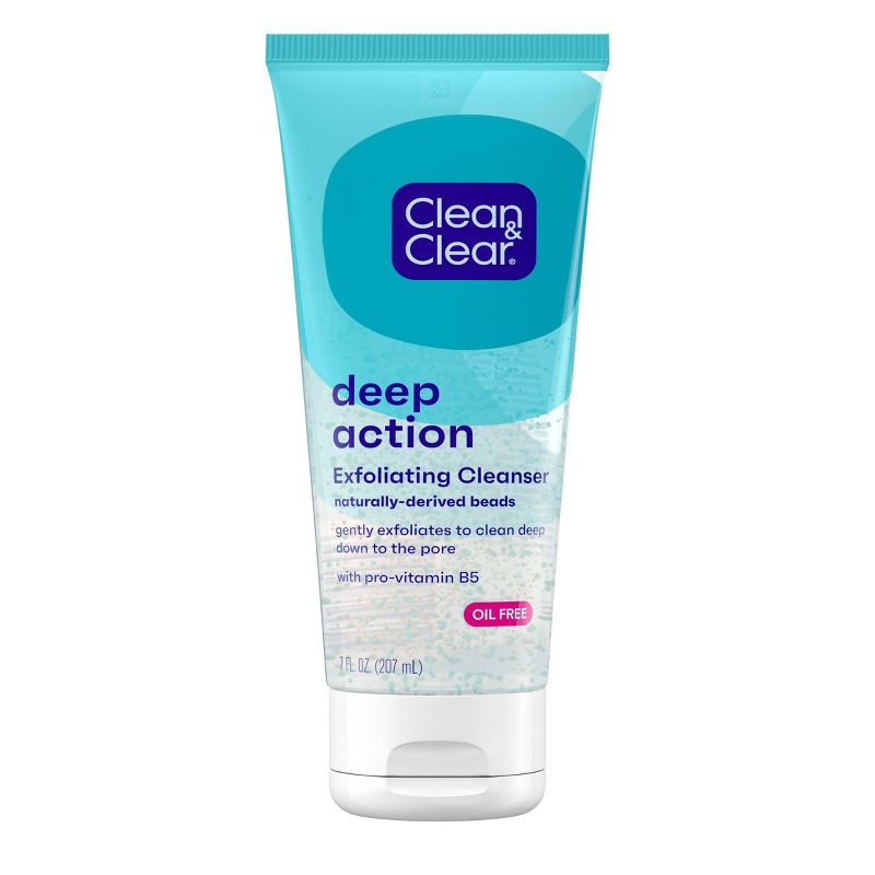 Clean &#38; Clear Oil-Free Deep Action Exfoliating Facial Scrub for Smooth Skin - 7 oz, 3 of 10
