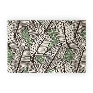 Alisa Galitsyna Tropical Banana Leaves Pattern Welcome Mat - Society6 - 1 of 4