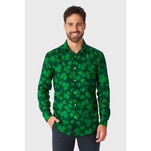 Suitmeister Men's Party Shirt - St. Pats Green - 1 of 4