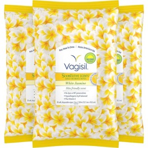 Vagisil Wipes White Jasmine - 30ct/3pk - 1 of 4