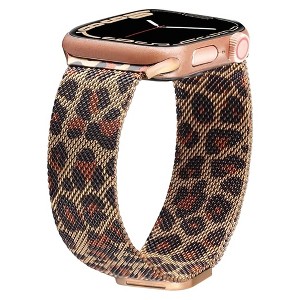 HTUTWOO Classic Leopard Print Apple Watch Band 38/40/41mm for iWatch Band Series 10/9/8/7/6/5/4/3/2/1/SE/Ultra/Ultra 2 - 1 of 4