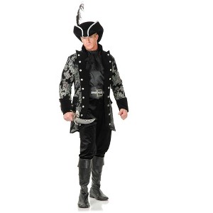 Charades Men's Royal Pirate Captain Costume - 1 of 2