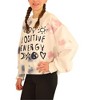 Junk Food Womens Positive Energy Crop Sweatshirt - 2 of 4