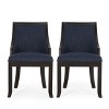 NicBex Retro Upholstered Dining Chairs with Curved Legs,Modern Mid-Century Style Accent Chairs for Dining Room,Set of 2 - 2 of 4