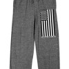 American Horror Story American Flag Men's Gray Heather Sleep Pajama Pants - 2 of 4