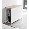 Yamazaki Home - Entryway Storage Organizer & Bench (18" H) - Steel + Wood - 2 of 4