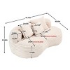 Foam Filled Bean Bag Sofa, High Back Floor Lounger for Adults and Kids, Soft Corduroy Lounge Chair-Baofuwish - 4 of 4