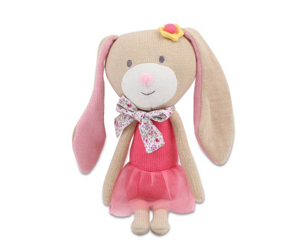 Peanut Shell Harper the Bunny Knit Plush