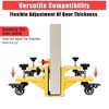 Door Dolly Heavy Duty - 2 Pack 750 LB Capacity Door Installation Kit, Fit 0-1-7/8 in Panels with Lockable Wheels for Construction/Remodeling - 2 of 4