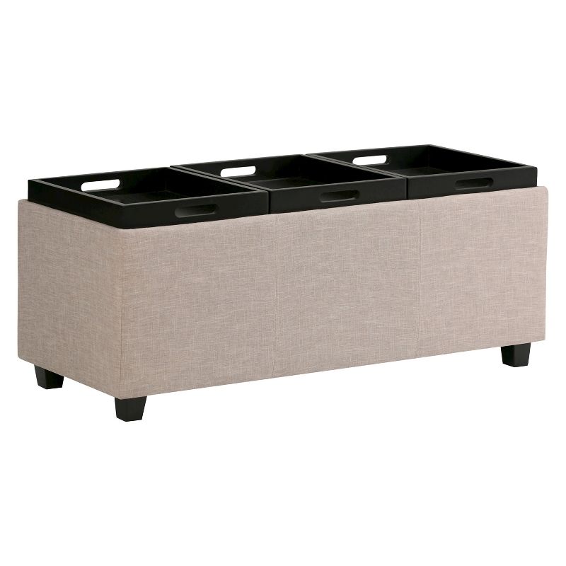 Franklin Storage Ottoman and benches - WyndenHall, 5 of 10