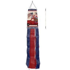 Briarwood Lane Everyday 4th of July Stars and Stripes Truck Windsock Wind Twister 40x6 - 1 of 2