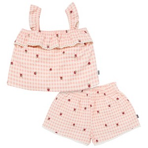 Modern Moments™ by Gerber Toddler Girls' 2-Piece Top and Shorts Set - 1 of 4