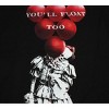 Seven Times Six IT Pennywise Red Balloons You'll Float Too Adult T-Shirt Black - 2 of 4