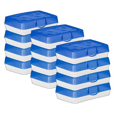 12-Pack Storex Storage Pencil Cases Desk Organizing Containers