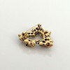 Wrapables Christmas Crystal Rhinestone Brooch Pin, Heart Wreath - 3 of 4