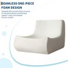 Bean Bag Chairs for Adults, Memory Foam Couch Single Sofa Chair with Suede-Like Fabric, Cozy Comfy Reading Nook Chairs, Floor Chair for Living Room - 4 of 4