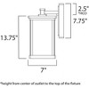 Maxim Lighting Terrace 1 - Light Wall Light in  Bronze - 2 of 2