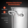 VEVOR Stainless Steel Stockpot, 84 Quart Large Cooking Pots, Cookware Sauce Pot with Basket, Lid, and Handle, Sanding Treatment, Silver - 4 of 4