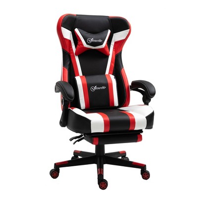 Flash Furniture Ergonomic Gaming Chair with 4D Armrests, Headrest, & Lumbar  Support-Black/Red