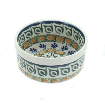 Blue Rose Polish Pottery 327 Ceramika Artystyczna Small Ramekin