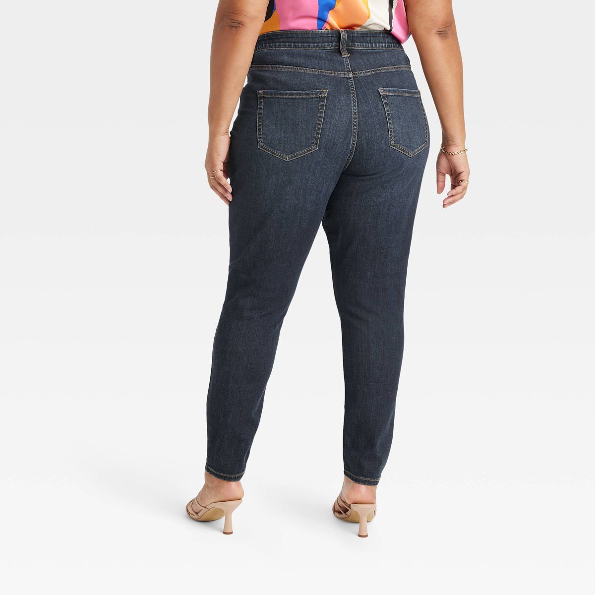 Women's High-Rise Skinny Jeans - Ava & Viv™ Full Length - thumbnail 5