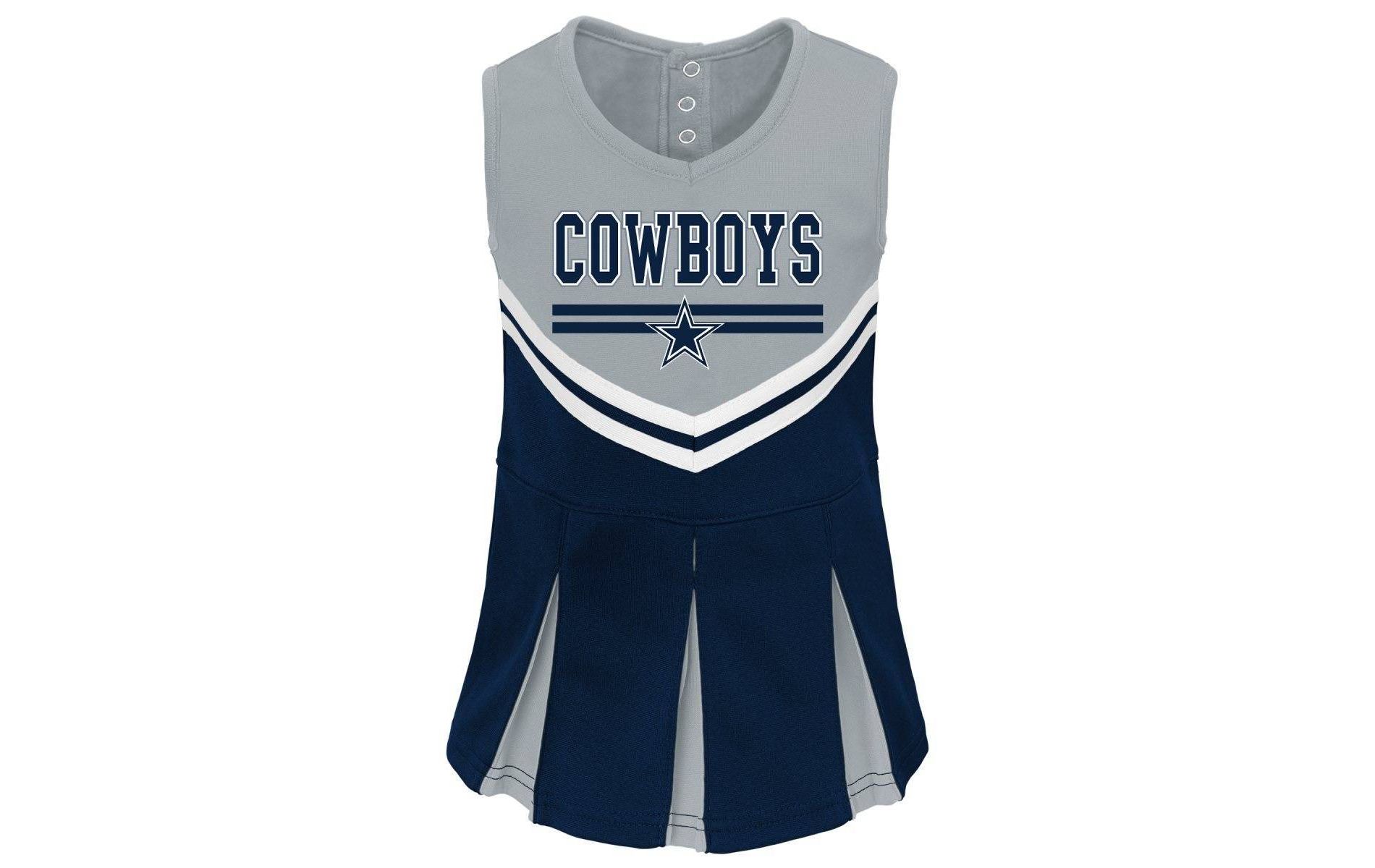 NFL Dallas Cowboy Toddler Girls' Cheer Set - 3T