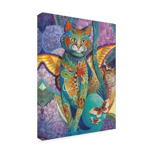 Trademark Fine Art -David Galchutt 'Feline Fiesta' Canvas Art - 1 of 3