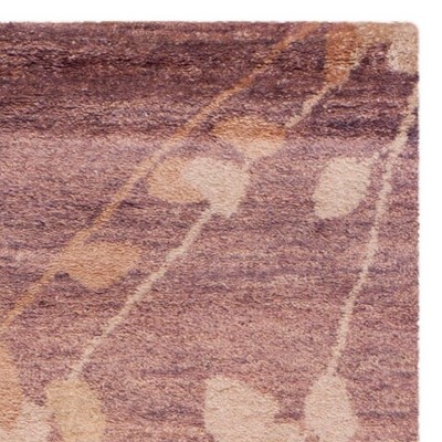 Handmade Assorted Wool Trellis Rectangular Rug 5'6" x 8'6"